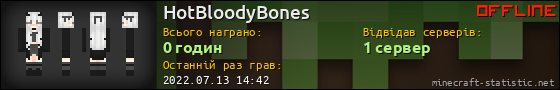 Юзербар 560x90 для HotBloodyBones