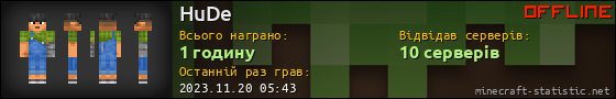 Юзербар 560x90 для HuDe