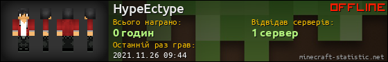 Юзербар 560x90 для HypeEctype