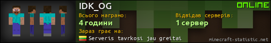 Юзербар 560x90 для IDK_OG