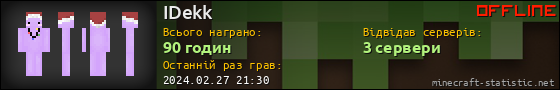 Юзербар 560x90 для IDekk