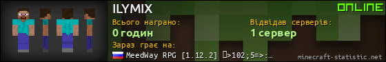 Юзербар 560x90 для ILYMIX