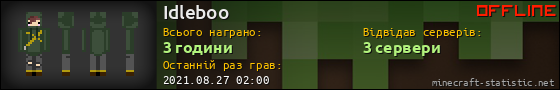 Юзербар 560x90 для Idleboo