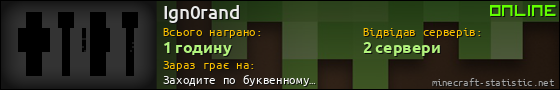 Юзербар 560x90 для Ign0rand