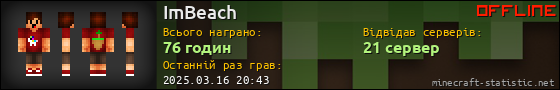 Юзербар 560x90 для ImBeach