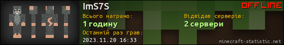 Юзербар 560x90 для ImS7S