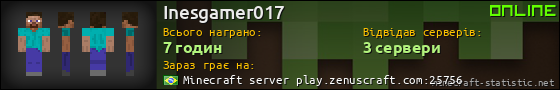 Юзербар 560x90 для Inesgamer017