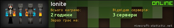 Юзербар 560x90 для Ionite