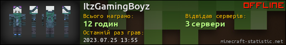 Юзербар 560x90 для ItzGamingBoyz