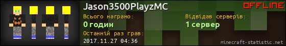 Юзербар 560x90 для Jason3500PlayzMC