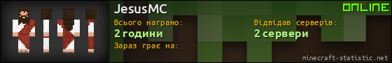 Юзербар 560x90 для JesusMC