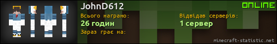 Юзербар 560x90 для JohnD612