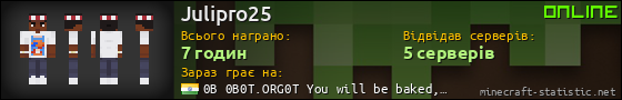 Юзербар 560x90 для Julipro25