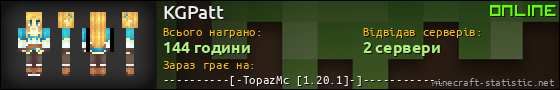 Юзербар 560x90 для KGPatt