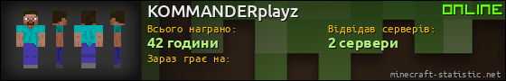 Юзербар 560x90 для KOMMANDERplayz