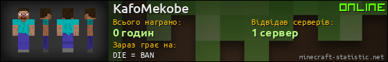 Юзербар 560x90 для KafoMekobe