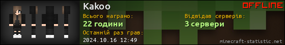Юзербар 560x90 для Kakoo