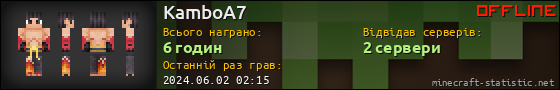Юзербар 560x90 для KamboA7