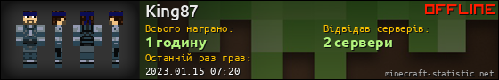 Юзербар 560x90 для King87