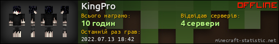 Юзербар 560x90 для KingPro