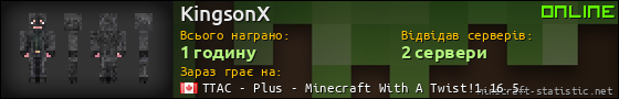 Юзербар 560x90 для KingsonX