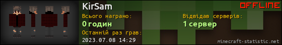 Юзербар 560x90 для KirSam