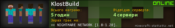 Юзербар 560x90 для KlostBuild