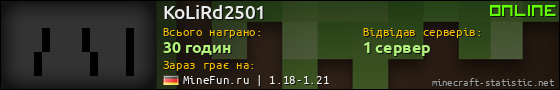 Юзербар 560x90 для KoLiRd2501