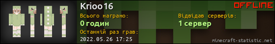 Юзербар 560x90 для Krioo16