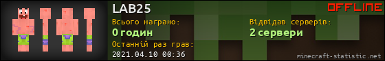 Юзербар 560x90 для LAB25