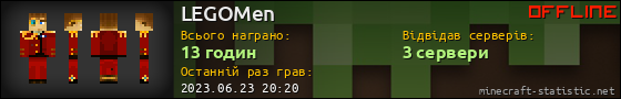 Юзербар 560x90 для LEGOMen