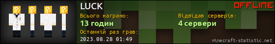 Юзербар 560x90 для LUCK