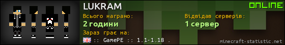 Юзербар 560x90 для LUKRAM
