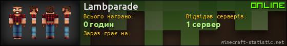 Юзербар 560x90 для Lambparade