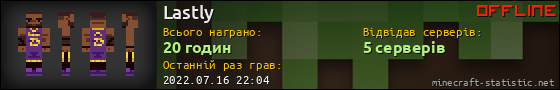 Юзербар 560x90 для Lastly