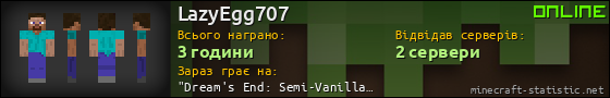 Юзербар 560x90 для LazyEgg707