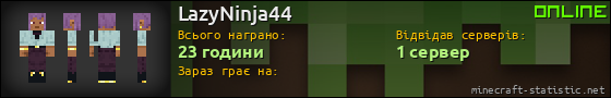 Юзербар 560x90 для LazyNinja44