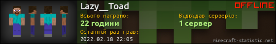 Юзербар 560x90 для Lazy__Toad