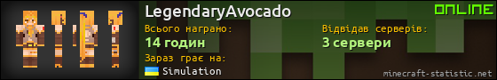 Юзербар 560x90 для LegendaryAvocado