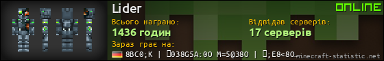 Юзербар 560x90 для Lider