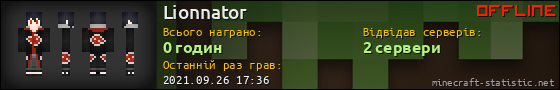 Юзербар 560x90 для Lionnator
