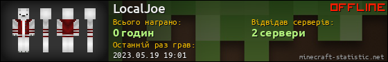 Юзербар 560x90 для LocalJoe