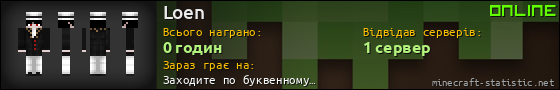 Юзербар 560x90 для Loen