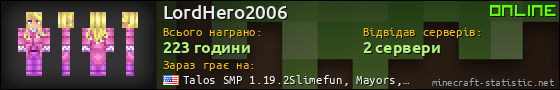 Юзербар 560x90 для LordHero2006