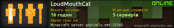 Юзербар 560x90 для LoudMouthCat