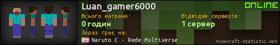 Юзербар 560x90 для Luan_gamer6000