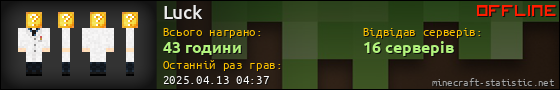 Юзербар 560x90 для Luck