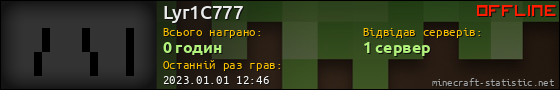 Юзербар 560x90 для Lyr1C777