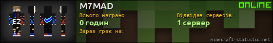 Юзербар 560x90 для M7MAD