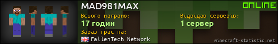 Юзербар 560x90 для MAD981MAX